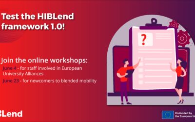 Two opportunities to get a first look at the HIBLend Framework 1.0!
